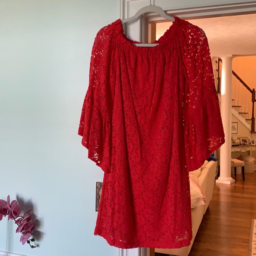 Red dress